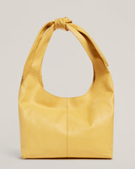 Front shot of the Tie Top Tote in Sunshine