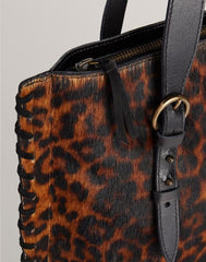 Handle shot of Everyday Tote in Leopard