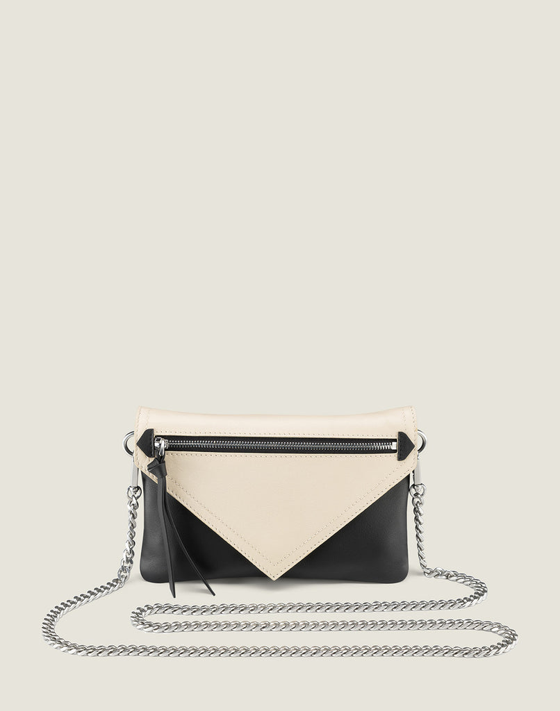 Stylish & Spacious Sling Bag/Waist Pouch Long Chain and Waist Belt