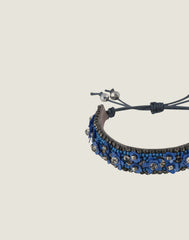 Detail shot of Yasmina Bracelet in Blue